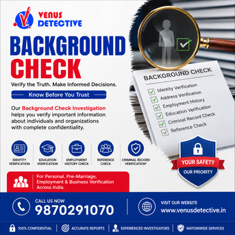 Mumbai, Security, Background Check Services: Protect Yourself With Verified Information