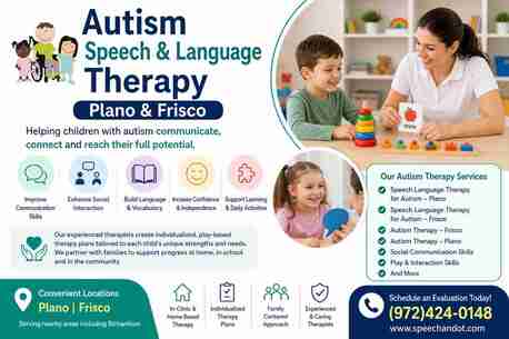 Dallas, Health, Autism Speech & Language Therapy &ndash; Plano & Frisco