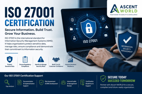 Mumbai, Business, Protect Your Business With ISO 27001 Certification From Ascent WORLD