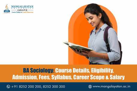 Noida, Education, BA Sociology Course With Career-Focused Learning