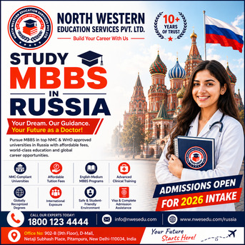 Mumbai, Counseling, 🚀 Study MBBS In Russia – Your Future In Medicine Begins Here! 🇷🇺🩺