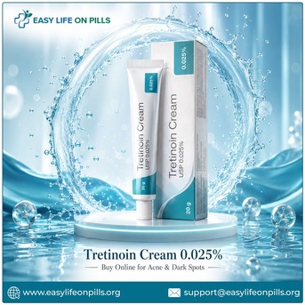 New York, Health & Beauty Items, USD 40,  Tretinoin Cream 0.025% For Acne, Dark Spots & Anti-Aging