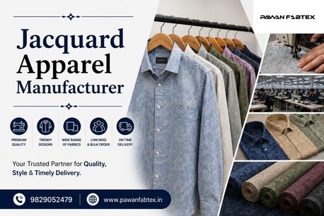 Jaipur, Business, Premium Jacquard Fabric Apparel Made To Your Exact Specifications