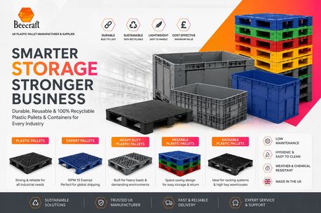 London, Business, Why Use Heavy Duty Plastic Pallets For Heavy Loads?