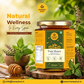 Greater Noida, Food, INR 299,  Buy Raw Tulsi Honey  &ndash; 100% Pure & Premium Honey