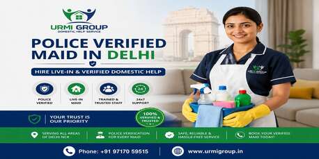 New Delhi, Cleaning, Police Verified Maid In Delhi &ndash; Trusted & Safe Domestic Help | Urmi Group