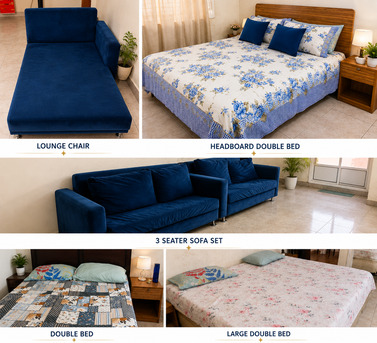 Riffa, Household Items, BHD 35,  Household Furniture, King Size Cot With Mattress, 2  Nos, 6 Door Wardrobe. Table. ,Tv Uni.