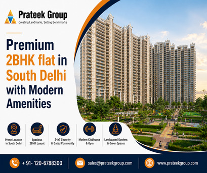 New Delhi, Real Estate, Premium 2BHK Flat In South Delhi With Modern Amenities