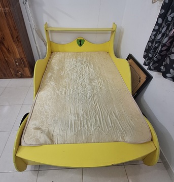 Rabigh, Furniture, SAR 400,  Single Bed With Mattress, Good Condition