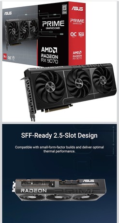 Olaya, Computers, SAR 2999,  Asus Prime RX 9070 OC 16GB