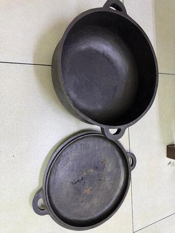 Jubail, Household Items, SAR 150,  5 Liter Cooking Pan (Preseasoned Cast Iron)