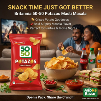 New Delhi, Household, Britannia 50-50 Potazos &ndash; Perfect Crunch For Every Occasion