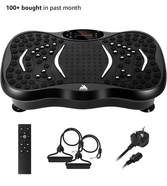 Al Muruj, Sporting Goods, SAR 180,  Vibration Fitness Exercise Machine For Home Use, With Bluetooth Speaker, 5 Program Modes,