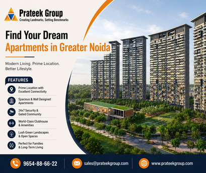 Greater Noida, Real Estate, Find Your Dream Apartments In Greater Noida