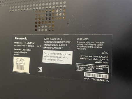Thuqbah, Electronics, SAR 500,  Panasonic Full HD 1080 P 42 Inch TV For Sale