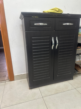 Al Malaz, Furniture, SAR 750,  4 Door Cabinet + Bed Cot With Mattress + Small Cabinet