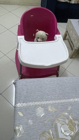Al Khobar Al Shamalia, Baby & Kid Stuff, SAR 100,  3-in-1 Kids High Chair &ndash; Pink (Good Condition)