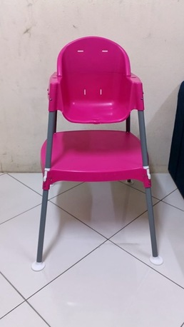 Al Khobar Al Shamalia, Baby & Kid Stuff, SAR 100,  3-in-1 Kids High Chair &ndash; Pink (Good Condition)
