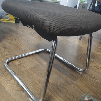 Al Muruj, Furniture, SAR 80,  Steel Table And One Plastic Table