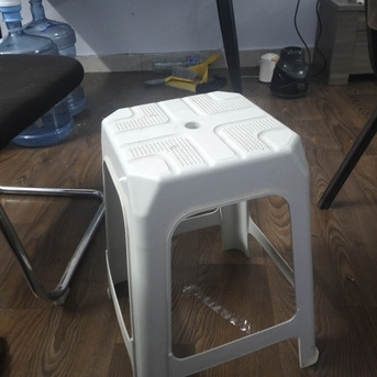 Al Muruj, Furniture, SAR 80,  Steel Table And One Plastic Table