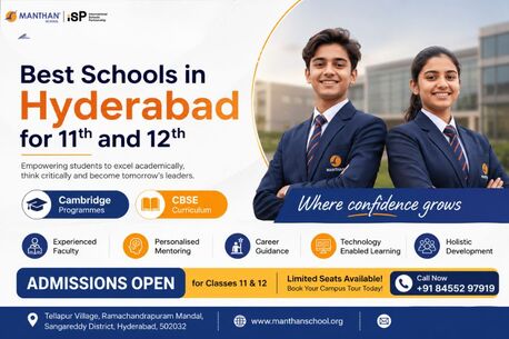 Hyderabad, Education, Best Schools In Hyderabad For 11th And 12th