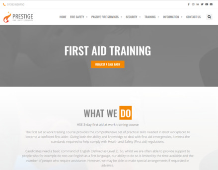 London, Business, Certified Workplace First Aid Training In Cambridgeshire