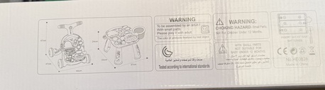 Al Malaz, Baby & Kid Stuff, SAR 150,  Huanger 2 In 1 Walker And Active Table And Huanger Music Walker