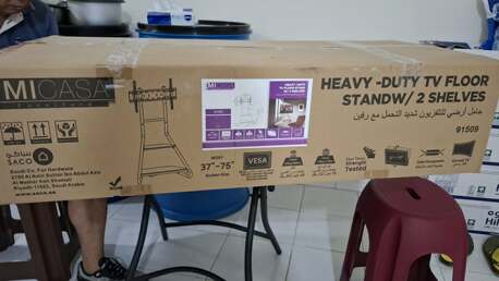 Al Bawadi, Electronics, SAR 1300,  Google TV With Heavy-Duty TV Floor Stand