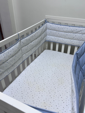 Jubail, Baby & Kid Stuff, SAR 600,  Crib With Adjustable Height (Up To 3 Years), Mattess And Bumper