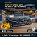 BHD 6,  Special Offer Branded DELL & HP Smart Card CPR Reader Keyboard (Plug & Play) Only In 6/-BD