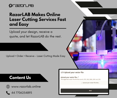 London, Business, RazorLAB Makes Online Laser Cutting Services Fast And Easy