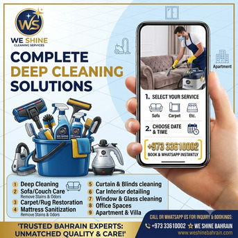 Hamad Town, Cleaning, Top-Rated Deep Cleaning: Sofa, Carpet & Home - Hamad Town
