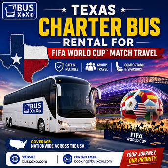 Dallas, Travel, Texas Charter Bus Rental For FIFA World Cup Match Travel