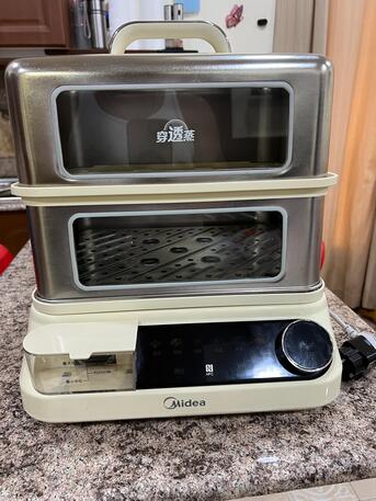 Umm Al Hassam, Appliances, BHD 35,  Slightly Used Midea Electric Steamer