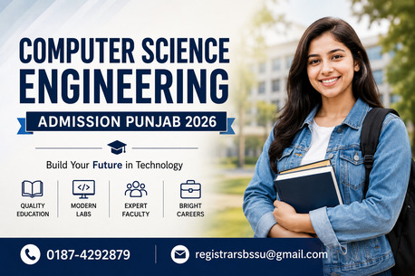 Punjab, Education, Computer Science Engineering Admission Punjab 2026 &ndash; Build Your Future In Technology