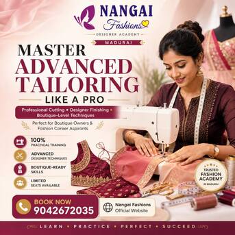Madurai, Lessons Offered, Basic Tailoring Tutorials