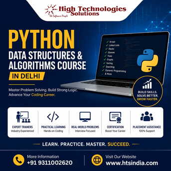 New Delhi, Education, Python DSA Certification Course With Placement Support