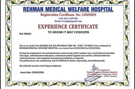Riyadh, Job Seekers, Nursing Technician