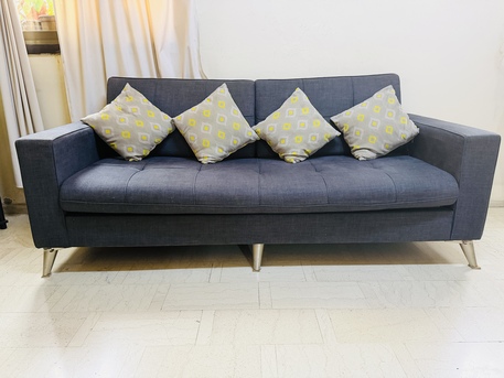 Jeddah, Furniture, SAR 500,  Four Seater Sofa And A Two Seater Sofa With Tea Table For Sale