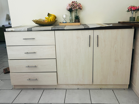 Al Maathar, Furniture, SAR 1500,  Oneside Ikea Wood Worktop..Wood Kitchen Cabinet Sr1500