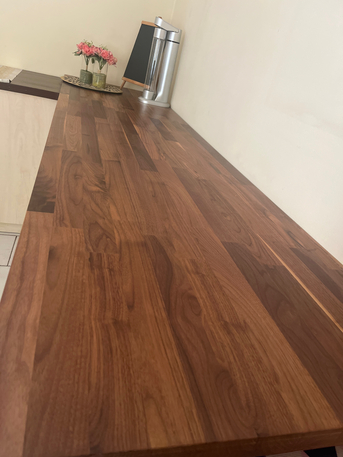 Al Maathar, Furniture, SAR 1500,  Oneside Ikea Wood Worktop..Wood Kitchen Cabinet Sr1500