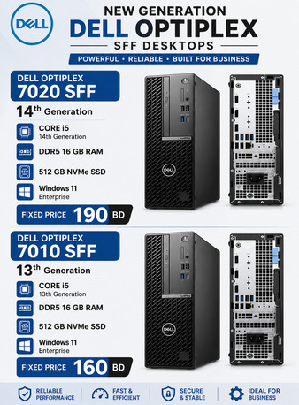 Manama, Computers, BHD 190,  Dell Desktop 14th Generation SFF