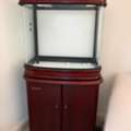 SAR 500,  Fish Aquarium With Wooden Cabinet