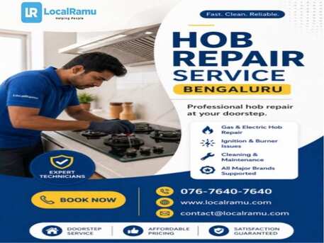 Bangalore, Appliance Repair, LocalRamu Fixes Every Hob Problem In Bengaluru Within Same Day