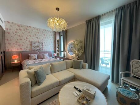 Amwaj Islands, Apartments, Flats, Houses & Villas, BHD 350/month,  Furnished,  Studio,  50 Sq. Meter,  Brand New FF Studio With Balcony  In Marrasi Terraces 1 For Rent