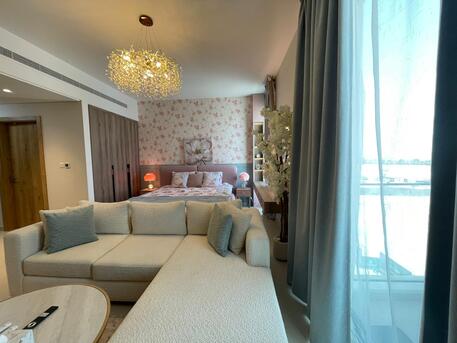Amwaj Islands, Apartments, Flats, Houses & Villas, BHD 350/month,  Furnished,  Studio,  50 Sq. Meter,  Brand New FF Studio With Balcony  In Marrasi Terraces 1 For Rent