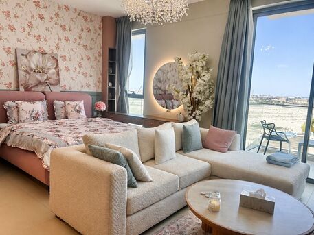 Amwaj Islands, Apartments, Flats, Houses & Villas, BHD 350/month,  Furnished,  Studio,  50 Sq. Meter,  Brand New FF Studio With Balcony  In Marrasi Terraces 1 For Rent