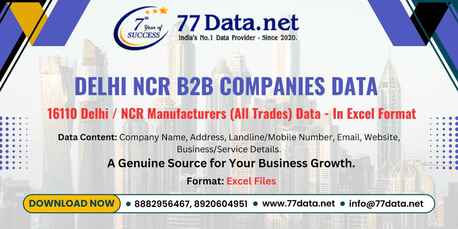 New Delhi, Business, Verified 16000+ Delhi NCR Companies List With Free Sample Data