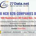 Verified 16000+ Delhi NCR Companies List With Free Sample Data