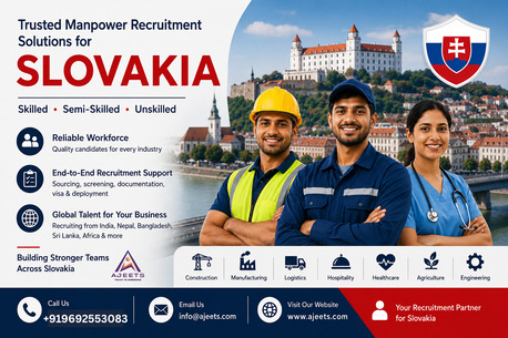 Bratislava, Business, Trusted Slovakia Manpower Recruitment Agency For Skilled Workforce Hiring